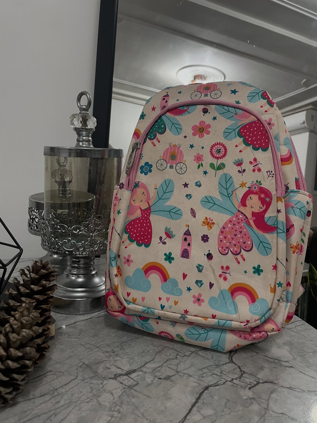 کوله پشتی طرح بال فرشته دخترونه